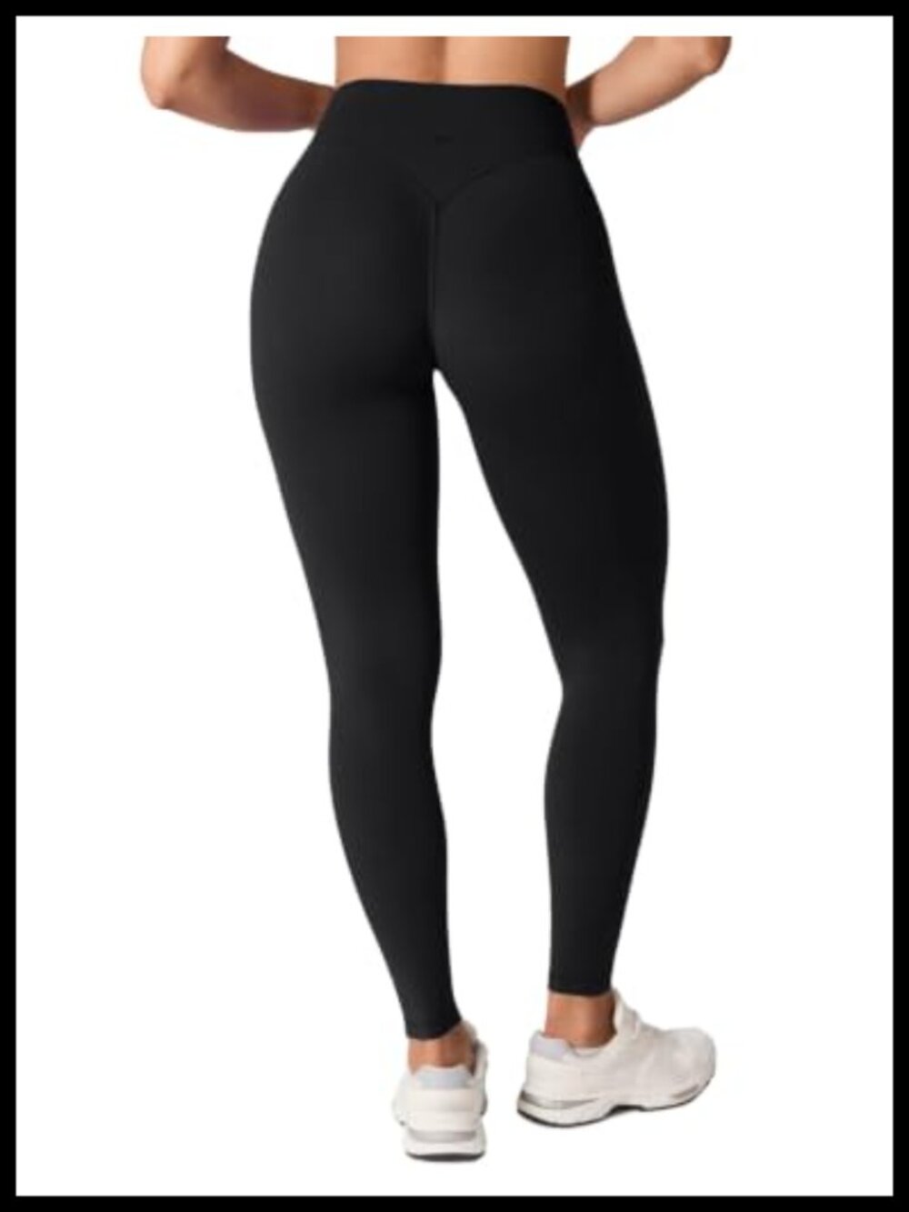 UNISSU Hidden Scrunch Yoga Leggings 25'' High Waisted Compression